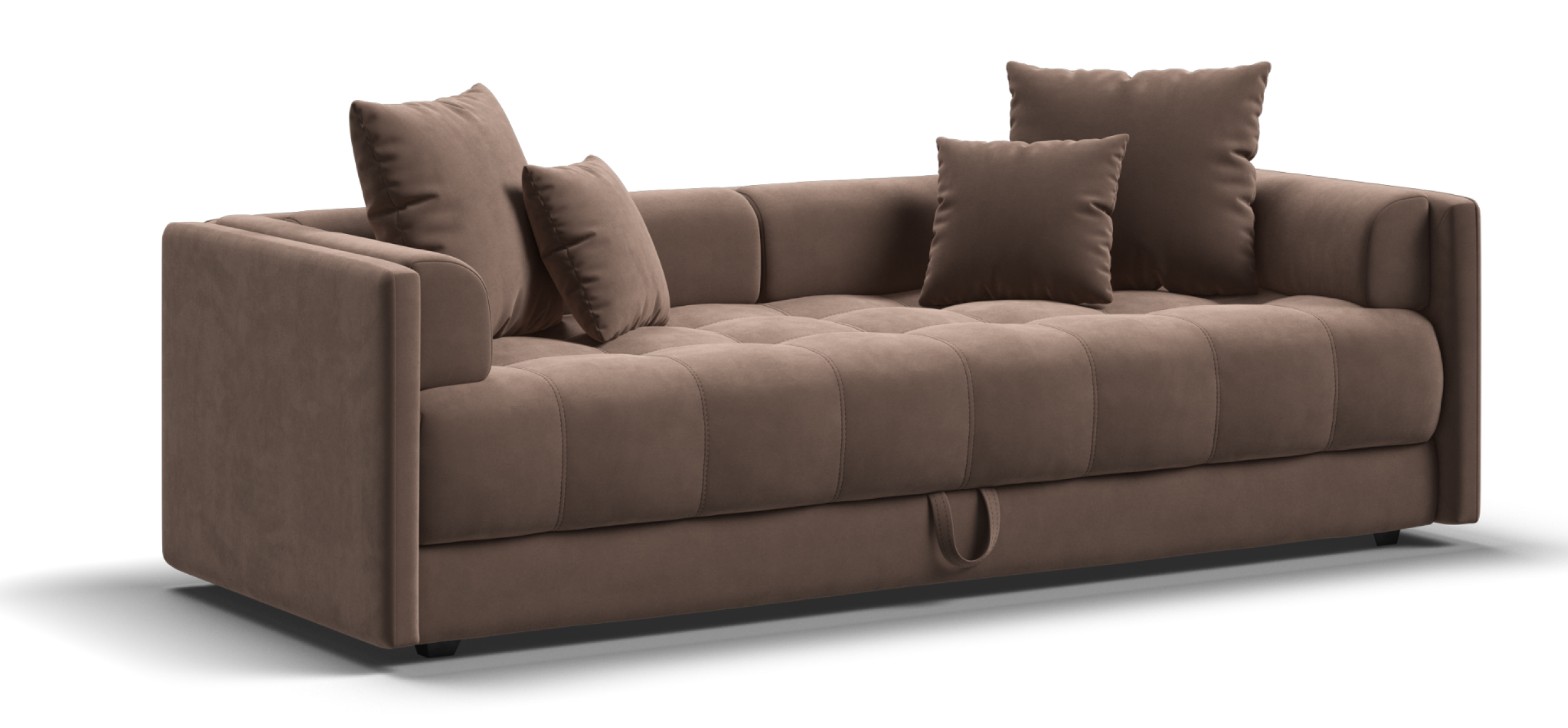 Тахта Босс Велюр Монолит мокко