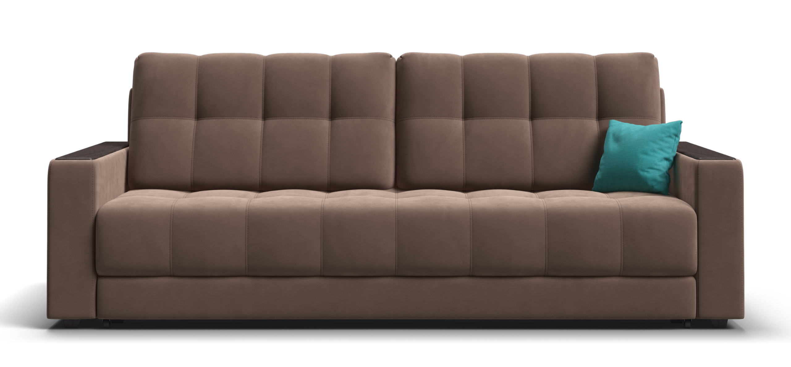 Диван Босс Велюр Монолит мокко