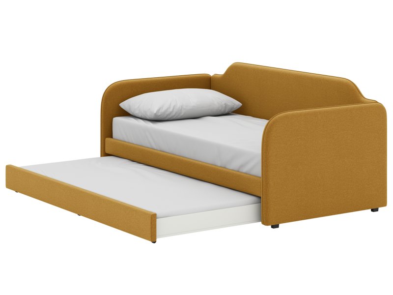Кровать выдвижная детская Велди 90 Textile Yellow