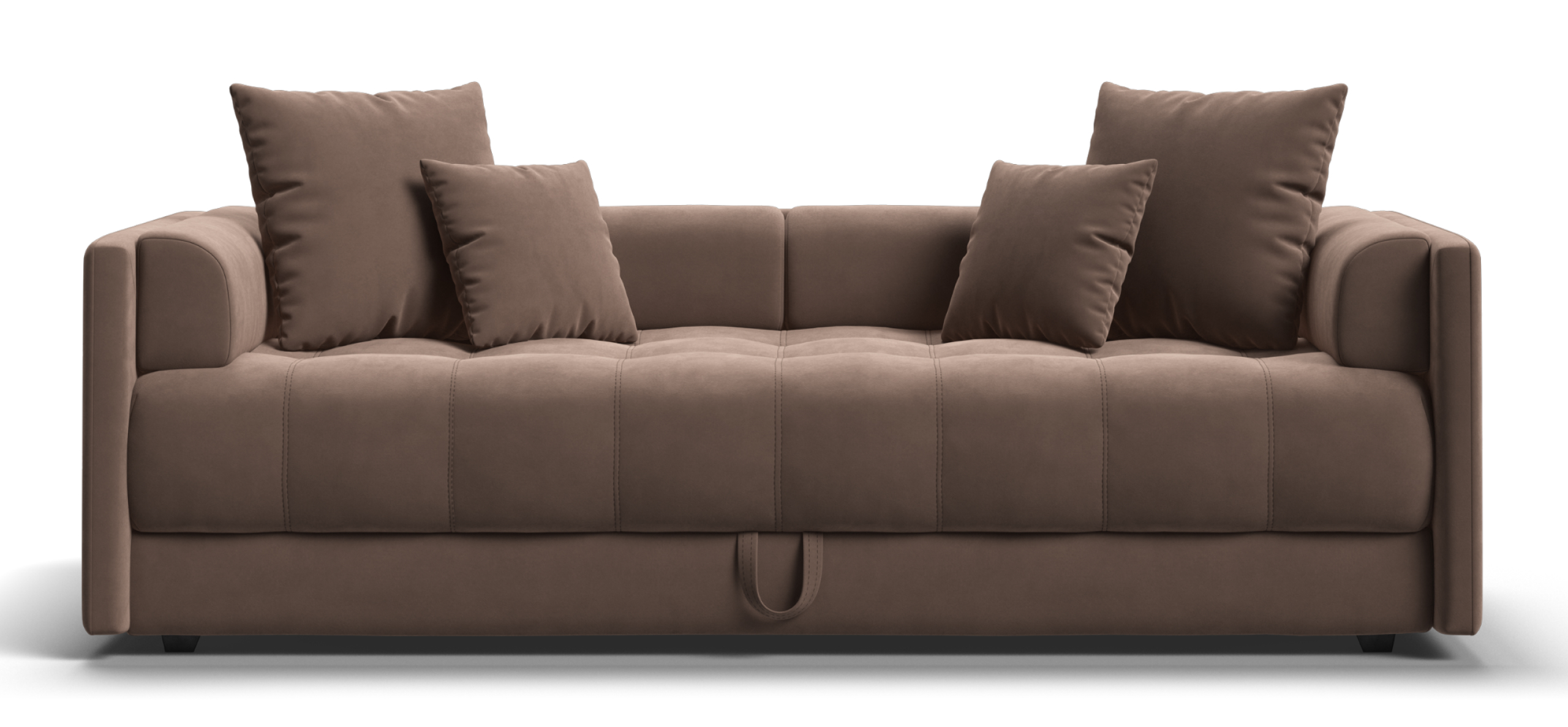 Тахта Босс Велюр Монолит мокко